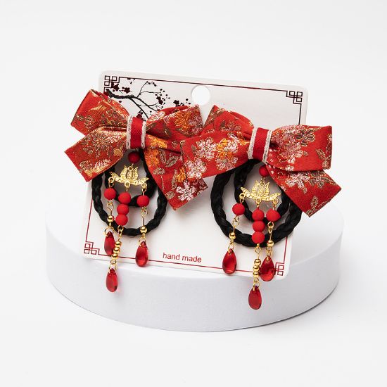 Picture of Chinese style hair clip for New Year's hair accessories